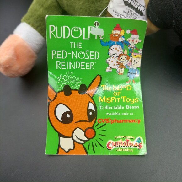 BOSS ELF Rudolph Island of Misfit Toys Vintage Plush CVS Christmas 1999 NWT - Picture 6 of 8